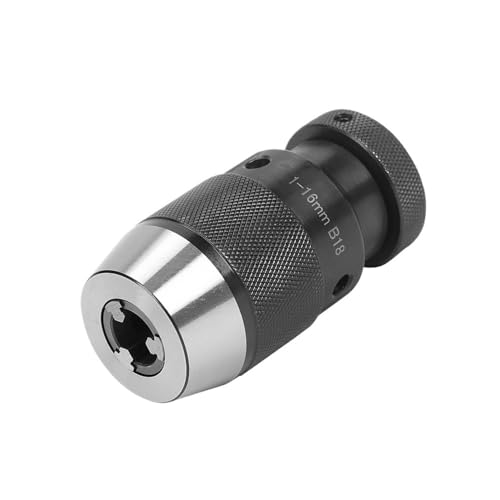 GLBPVPMTMB For B10 B12 B16 B18 B22 Bohrfutter 1/2 20unf Gewinde Bohrfutter Selbstspannende automatische Verriegelungsklemme 0,5-6 1-10 1-13mm 3/8-24UNF Bohrfutter(1-16mm (16UNF 5-8)) von GLBPVPMTMB