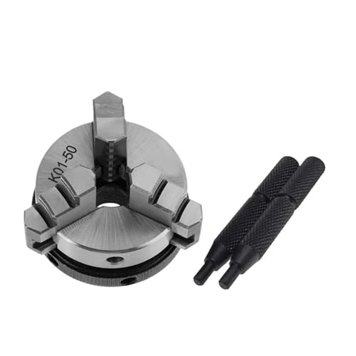 GLBPVPMTMB For K01-50 Drehfutter Drei Backen M14 * 1 Pleuel for K01-50/63/80/100 Selbstzentrierende Mini DIY Metall Holz Drehmaschine Werkzeuge Bohrfutter(K01-50) von GLBPVPMTMB