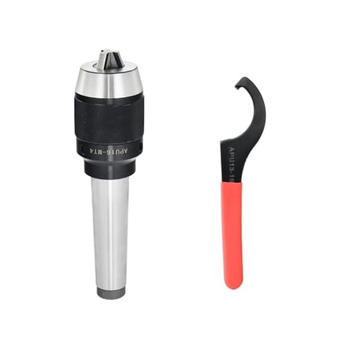 GLBPVPMTMB For Morsekegel MT2 MT3 MT4 C20 C25 C32 R8 Werkzeughalter APU13 APU16 Bohrfutter CNC integriertes selbstspannendes Dreibacken-Bohrfutter Bohrfutter(Nickel-plated,MTB2-APU16-M10) von GLBPVPMTMB