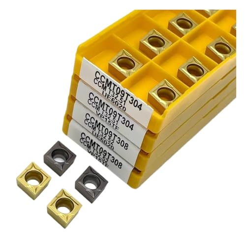 GLBPVPMTMB Hartmetall-Drehwerkzeug CCMT09T304 VP15TF UE6020 US735 CNC-Werkzeugmaschinen-Fräswerkzeug CCMT09T308 VP15TF Drehwerkzeug Fräseinsätze(CCMT09T308 US735) von GLBPVPMTMB