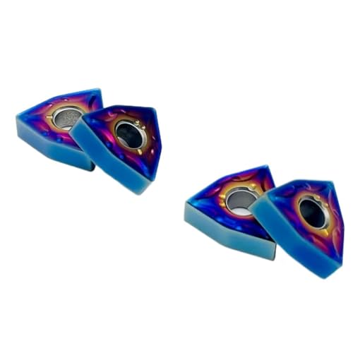 GLBPVPMTMB Hartmetall WNMG080408 WNMG080404 Drehwerkzeug Blue Flame Series CNC-Fräsklingen WNMG 080404 080408 Schneideinsatz Fräseinsätze(WNMG080408-MA KT7030) von GLBPVPMTMB