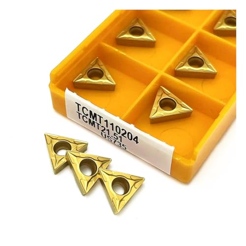GLBPVPMTMB TCMT16T304 TCMT16T308 TCMT110204 VP15TF UE6020 US735 Interne Fräser TCMT 16T304 16T30 8 110204 Drehmaschine Drehen Werkzeug 10PCS Fräseinsätze(TCMT110204 US735) von GLBPVPMTMB