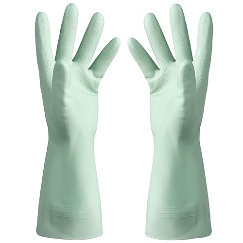 GLEAVI Wasserdichte Grüne Küchenhandschuhe Langlebige Haushaltshandschuhe Für Spülen Schutz Bei Hausarbeiten Geeignet Für Küche Garten Und Einheitsgröße GLEAVI Wasserdichte Grüne Küchenhandschuhe Langlebige Haushaltshandschuhe Für Spülen Schutz Bei Hausarbeiten Geeignet Für Küche Garten Und Einheitsgröße von GLEAVI