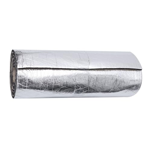 GLEAVI 1 Rolle Selbstklebende Aluminiumfolie Schalldämmmatte für Autos Hochdichte Wärme und Schallschutzisolierung Silber für Trunk Vier Türen Einfache Installation GLEAVI 1 Rolle Selbstklebende Aluminiumfolie Schalldämmmatte für Autos Hochdichte Wärme und Schallschutzisolierung Silber für Trunk Vier Türen Einfache Installation von GLEAVI