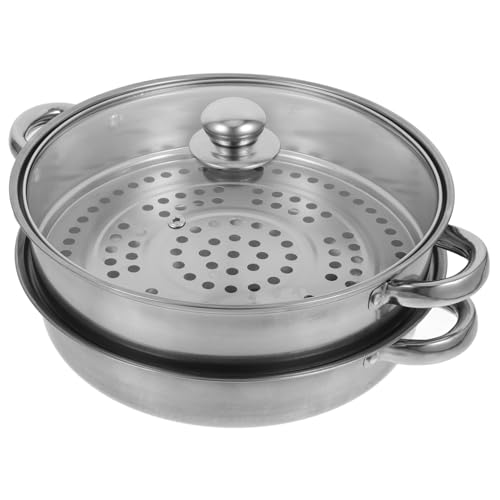 GLEAVI 1 Satz Dampfgarer Lagiger Dampfgarer für Küche für Reis Eier Gemüse und mit Glatter Oberfläche Langlebig und Leicht zu Reinigen Platzsparend und Effizient GLEAVI 1 Satz Dampfgarer Lagiger Dampfgarer für Küche für Reis Eier Gemüse und mit Glatter Oberfläche Langlebig und Leicht zu Reinigen Platzsparend und Effizient von GLEAVI