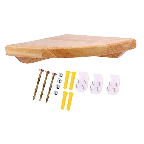 GLEAVI 1 Satz Eckregal aus Holz Dekoratives Wandregal mit Dreieckigem Design für Schlafzimmer Wohnzimmer Badezimmer und Büro Einfache Montage Optimiert Stauraum GLEAVI 1 Satz Eckregal aus Holz Dekoratives Wandregal mit Dreieckigem Design für Schlafzimmer Wohnzimmer Badezimmer und Büro Einfache Montage Optimiert Stauraum von GLEAVI