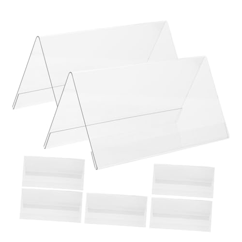 GLEAVI 7stücke Acryl Schildhalter Leere Acryl Schilder Für Tisch Hochzeitsschilder Marktpreisschilder Produktschilder Persönliche Etiketten Klare Visuelle Wirkung Abgerundete Kanten Glatt GLEAVI 7stücke Acryl Schildhalter Leere Acryl Schilder Für Tisch Hochzeitsschilder Marktpreisschilder Produktschilder Persönliche Etiketten Klare Visuelle Wirkung Abgerundete Kanten Glatt von GLEAVI