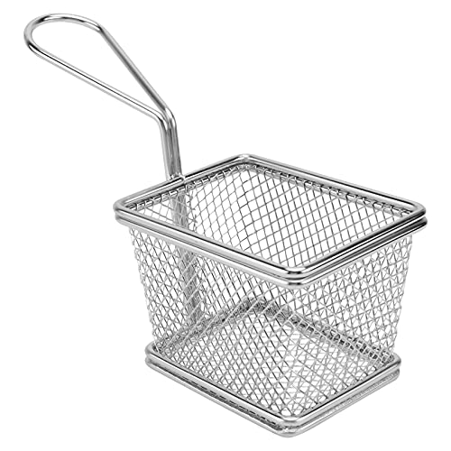 GLEAVI 1 Stück Frittierkorb aus Wiederverwendbarer Frittierkorb für Snacks für Pommes Hähnchen und Praktisch und Leicht zu Reinigen GLEAVI 1 Stück Frittierkorb aus Wiederverwendbarer Frittierkorb für Snacks für Pommes Hähnchen und Praktisch und Leicht zu Reinigen von GLEAVI
