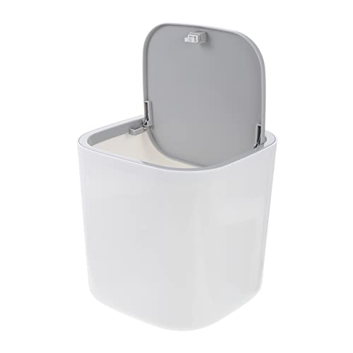 GLEAVI 1 Stück Kreativer Quadratischer Mini Mülleimer mit Druckverschluss Desktop Abfallbehälter für Büro Badezimmer und Schlafzimmer Zufällige Farben zur Geruchsminderung GLEAVI 1 Stück Kreativer Quadratischer Mini Mülleimer mit Druckverschluss Desktop Abfallbehälter für Büro Badezimmer und Schlafzimmer Zufällige Farben zur Geruchsminderung von GLEAVI