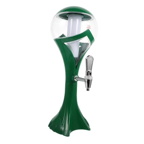 GLEAVI 1 Stück Luminous Icicle Wine Trivider Party Turm Getränkespender Kalt Spitze Isoliert Flaschenbehälter Spenderbehälter Plastik Grün GLEAVI 1 Stück Luminous Icicle Wine Trivider Party Turm Getränkespender Kalt Spitze Isoliert Flaschenbehälter Spenderbehälter Plastik Grün von GLEAVI