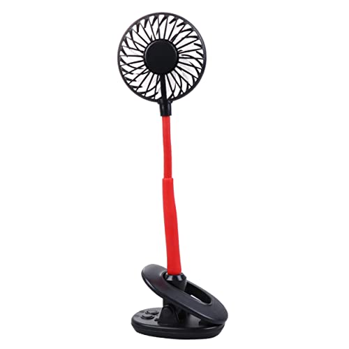 GLEAVI 1 Stück USB Mini Tragbare Ventilatoren Wiederaufladbare Kühlventilatoren Die Kalte Luft Blasen USB Clip Bettventilator Kleiner Clip von GLEAVI