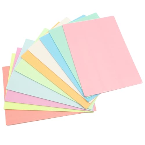 GLEAVI 10 Blatt Teiliges Farbiger Dicker Schaumstoffplatten Vielseitige Bastel und Druckpapier Sheets Langlebig Zuschneidbar Sicherer Schaumstoff für Kreative DIY Projekte von GLEAVI