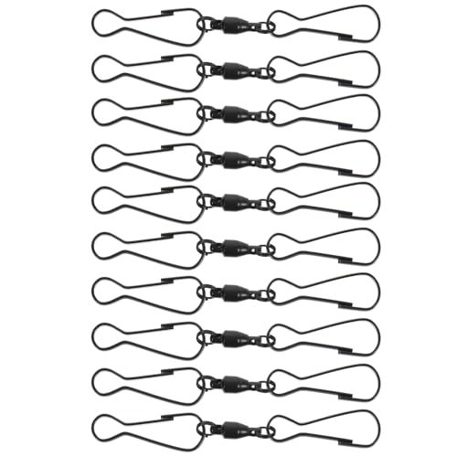 GLEAVI 10 Stück Edelstahl Drehhaken mit Doppelclip für Windspiele Windsocken Windspinner Drehbar Starke Tragkraft Geeignet für Vogelhäuschen Blumentöpfe Garten und Partydeko GLEAVI 10 Stück Edelstahl Drehhaken mit Doppelclip für Windspiele Windsocken Windspinner Drehbar Starke Tragkraft Geeignet für Vogelhäuschen Blumentöpfe Garten und Partydeko von GLEAVI