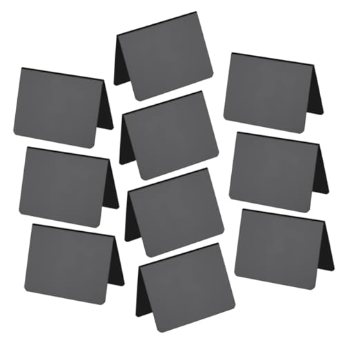 GLEAVI 10 Stück Mini Tisch Kreidetafeln Doppelseitige Schreibtafel für Nachrichten Preise und Dekoration für Restaurant Party und Büro GLEAVI 10 Stück Mini Tisch Kreidetafeln Doppelseitige Schreibtafel für Nachrichten Preise und Dekoration für Restaurant Party und Büro von GLEAVI