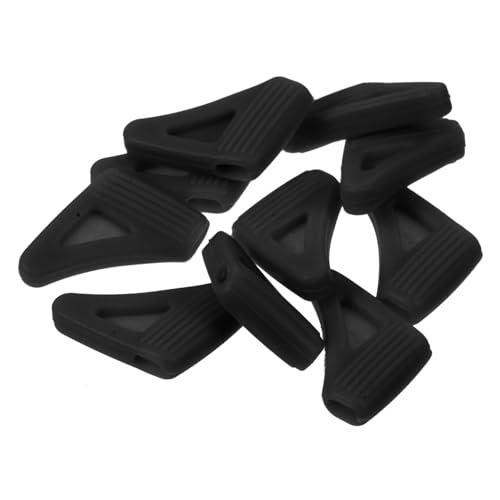 GLEAVI 10 Stück Teiliges Anti rutsch Ohrhaken für Brillenbügel rutschfeste Brillenschutz Überzüge Leichter und Langlebiger Eyewear Retainer für Sport und Alltag von GLEAVI