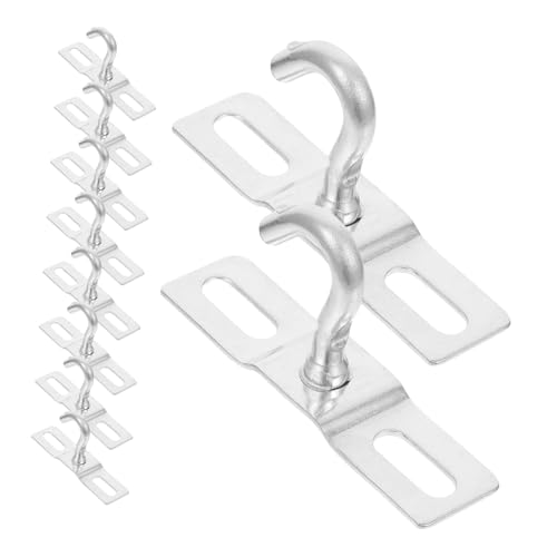 GLEAVI 10 Stück Teiliges Metall deckenhaken Montageplatte Robuste Halterung für Deckenleuchten Vielseitig Einsetzbar für Zuhause Büro und Laden Inklusive Schrauben für Einfache von GLEAVI