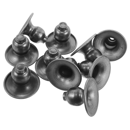 GLEAVI 10 Stück Teiliges Metall-kerzenhalter- Handgefertigte Metall-kerzenbecher Stabile Metallkunst-kerzenständer Klassisches Design für Hochzeit Festliche Dekoration und Gemütliche von GLEAVI
