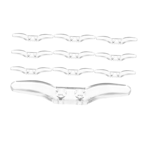 GLEAVI 10 Stück Teiliges Transparenter Rolloschnurhalter Praktischer Blind Cord Winder Positionierungshaken für Jalousien und Rollos Unauffällige Befestigung für und Büro von GLEAVI