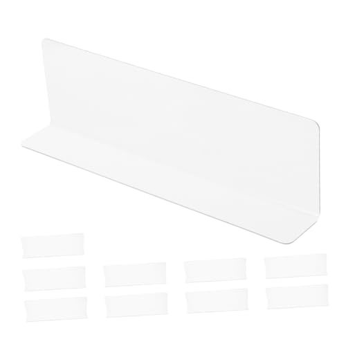 GLEAVI 10 Transparente Regalteiler Regalteiler Aus Kunststoff Für Die Warenklassifizierung Im Supermarkt Seitenteil Für Organisierte Lagerung von GLEAVI