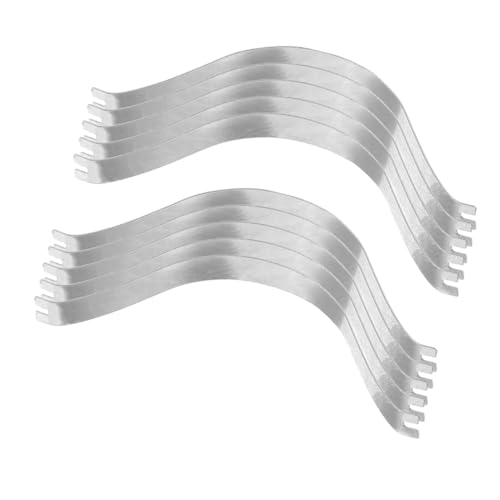 GLEAVI 100 Stück Federclips aus Aluminium Haken für Bilderrahmen Praktisch für Montage von Fotos und Kunstwerken Langlebig und Installieren GLEAVI 100 Stück Federclips aus Aluminium Haken für Bilderrahmen Praktisch für Montage von Fotos und Kunstwerken Langlebig und Installieren von GLEAVI