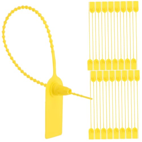GLEAVI 100 Stück Selbstsichernde Wasserfeste Sicherheitsplomben mit Zugverschluss Manipulationssichere Kunststoff siegel Verstellbare Kabelbinder tags für Transport Lagerung und Versand GLEAVI 100 Stück Selbstsichernde Wasserfeste Sicherheitsplomben mit Zugverschluss Manipulationssichere Kunststoff siegel Verstellbare Kabelbinder tags für Transport Lagerung und Versand von GLEAVI