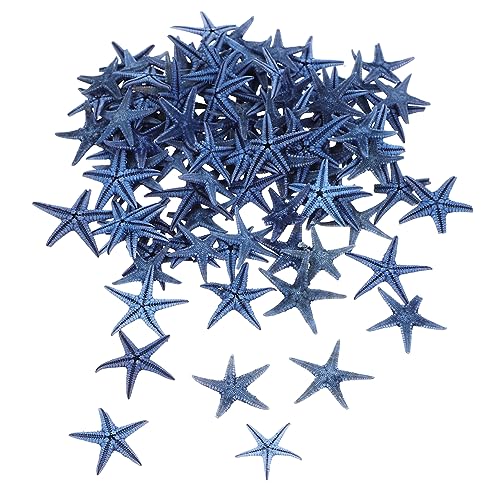 GLEAVI 100stücke Natürliche Sterndekoration Seestern Handwerk Mikrolandschaft Ornament Für Aquarium Und Bürodekoration DIY Wunschflasche Ornament von GLEAVI