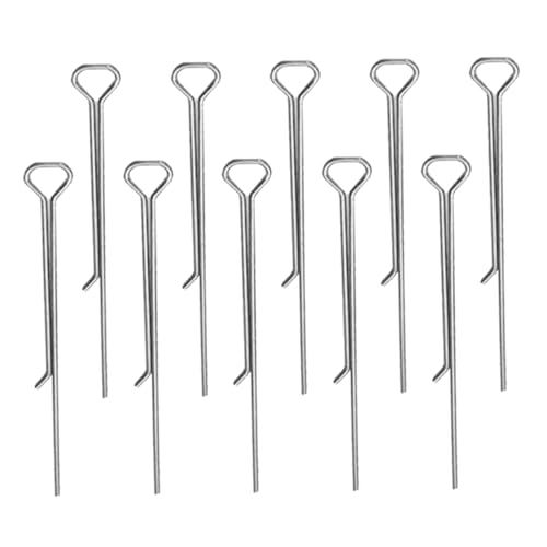 GLEAVI 10stücke Dochthalter Zum Fixieren Von Kerzendochten Werkzeug Zum Selbermachen Von Kerzendochten Halter Zum Zentrieren Von Dochten Kohlenstoffstahl Für DIY-kerzenherstellung von GLEAVI