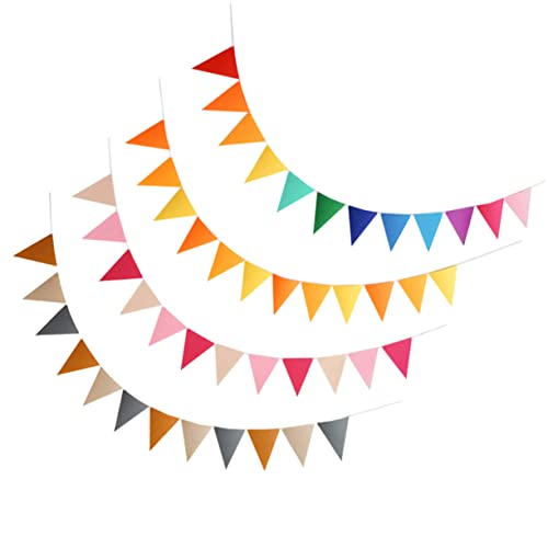GLEAVI 12 Sätze Felt Triangle Flag Wimpelkette für Kinderzimmerdekoration Teiliges Farben und Geburtstagsfeiern Hochzeiten und Feierlichkeiten GLEAVI 12 Sätze Felt Triangle Flag Wimpelkette für Kinderzimmerdekoration Teiliges Farben und Geburtstagsfeiern Hochzeiten und Feierlichkeiten von GLEAVI