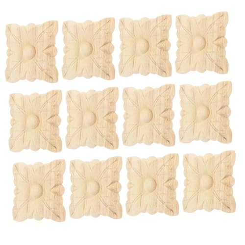 GLEAVI 12 Stück Teiliges Holzrelief Applikationen für Möbel Dekorative Onlays für Tür Bett und Tisch Europäischer Stil DIY Holzverzierungen für Wände und Möbel GLEAVI 12 Stück Teiliges Holzrelief Applikationen für Möbel Dekorative Onlays für Tür Bett und Tisch Europäischer Stil DIY Holzverzierungen für Wände und Möbel von GLEAVI