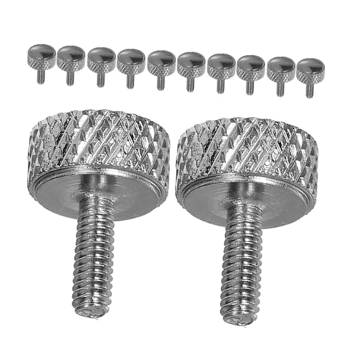 GLEAVI 12 Stück Teiliges Präzisions metallschrauben für Messschieber Verschleißfest Flacher Kopf Stabiler Verschluss für Kalibrierung und Präzise Messungen von GLEAVI
