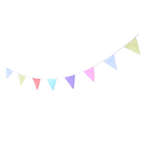 GLEAVI 12m Baumwoll-wimpelkette Wimpelbanner Indoor-Outdoor-Dekoration Gartenhaus-Accessoires Partydeko Für Feiern Und Hochzeiten Leicht Und Waschbar GLEAVI 12m Baumwoll-wimpelkette Wimpelbanner Indoor-Outdoor-Dekoration Gartenhaus-Accessoires Partydeko Für Feiern Und Hochzeiten Leicht Und Waschbar von GLEAVI