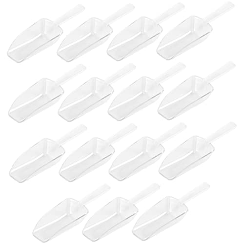 GLEAVI 15 Stück Multifunktionales Teiliges aus Kunststoff Schaufeln Eis Lebensmittel und Mehlschaufel für Reis Popcorn Tee und Ergonomisch und Leicht zu Reinigen von GLEAVI