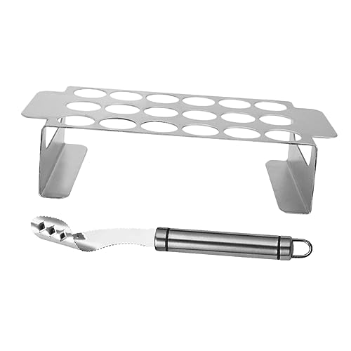 GLEAVI 1Satz Pfefferständer mit Griff Pfefferentkerner Grillzubehör für Hähnchenschenkel Paprika für Bbq und Camping Gleichmäßige Garung Garantiert GLEAVI 1Satz Pfefferständer mit Griff Pfefferentkerner Grillzubehör für Hähnchenschenkel Paprika für Bbq und Camping Gleichmäßige Garung Garantiert von GLEAVI