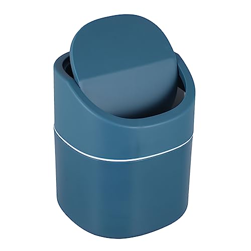 GLEAVI 1Stück Mülleimer mit Deckel Kreativer Desktop Abfallbehälter Dunkelblau für Arbeitsplatte und Büro Geruchsdicht Design Kapazität für Verschiedene GLEAVI 1Stück Mülleimer mit Deckel Kreativer Desktop Abfallbehälter Dunkelblau für Arbeitsplatte und Büro Geruchsdicht Design Kapazität für Verschiedene von GLEAVI