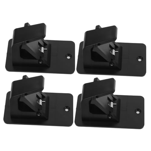 GLEAVI 2 Paare Gardinenstangenhalter ohne Bohren mit Selbstklebendem Tension Rod Socket Vielseitiger Stangenhalter für Duschvorhang Handtücher Kleiderschrank und Trockenständer GLEAVI 2 Paare Gardinenstangenhalter ohne Bohren mit Selbstklebendem Tension Rod Socket Vielseitiger Stangenhalter für Duschvorhang Handtücher Kleiderschrank und Trockenständer von GLEAVI