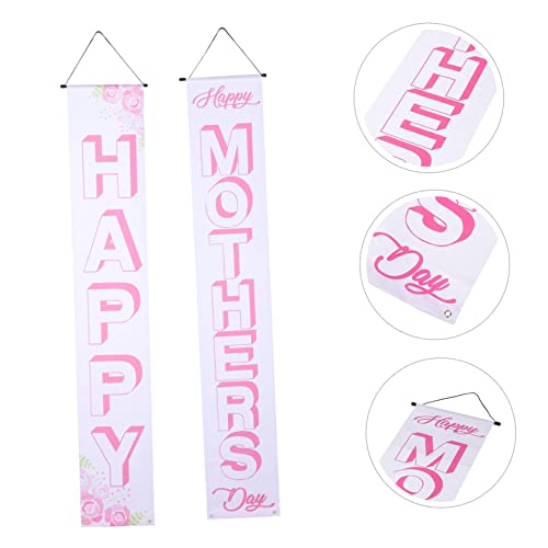 GLEAVI 2 Paare Verspaar zum Muttertag Tür Ammer zum Muttertag Wimpel für Veranda LED Themenparty-Banner Muttertagsdeko hängendes Wandbanner Festival-Banner Polyester Rosa GLEAVI 2 Paare Verspaar zum Muttertag Tür Ammer zum Muttertag Wimpel für Veranda LED Themenparty-Banner Muttertagsdeko hängendes Wandbanner Festival-Banner Polyester Rosa von GLEAVI