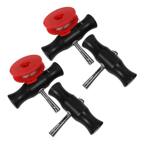 GLEAVI 2 Sätze Automotive Windshield Removal Tool Drahtschneidegerät Handzug Stahlseil Professionelles Glas Ausbau Werkzeug für Frontscheiben Reparatur Minimiert Glasschäden Robust von GLEAVI
