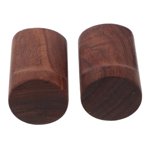 GLEAVI 2 Satz Holz Garderobenhaken Selbstklebend Nordischer Stil Stabile Kleiderhaken ohne Bohren Platzsparend Vielseitig für Bad Flur Schlafzimmer Natürliche Holzoptik von GLEAVI