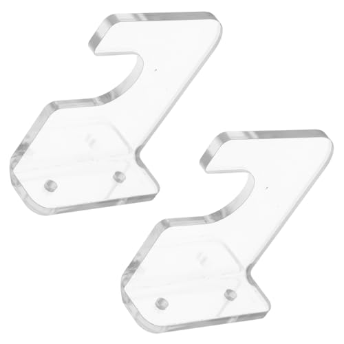 GLEAVI 2 Stück Acryl Skateboard Deck Wandhalterung Snowboard Display Rack Wandmontiertes Skateboard Regal Belastbar Transparent Einfache Montage Für Wohnzimmer Garage Innenräume GLEAVI 2 Stück Acryl Skateboard Deck Wandhalterung Snowboard Display Rack Wandmontiertes Skateboard Regal Belastbar Transparent Einfache Montage Für Wohnzimmer Garage Innenräume von GLEAVI