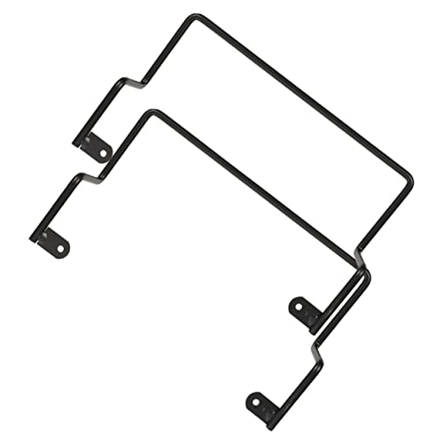 GLEAVI 2 Stück Anti-Rutsch-Stopper Stabilisator Zwillingsmatratze Matratzenbrett Folien Schutz matratzenstopp Matratzenhalter Bettwäschehalter Matratze Befestigungselemente Eisen Black von GLEAVI