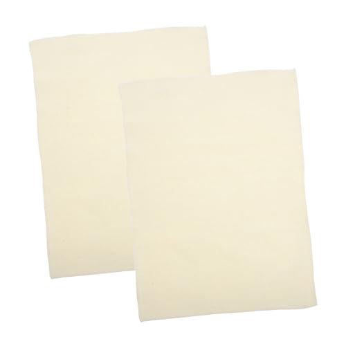 GLEAVI 2 Stück Brotbackzubehör handtücher Tücher zum Backen Mehlsack Handtuch Bäckerei Vorräte Brottuch für selbstgebackenes Brot Brotform-Backtuch Brotcouch Flachs Beige von GLEAVI