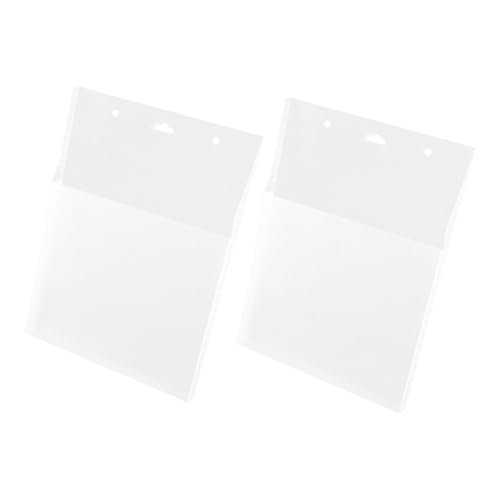 GLEAVI 2 Stück Dateibox Im Hang-Stil Wandordner-Organizer Dateiorganisator Wandaktenhalter Aus Kunststoff Aktenwandhalter Zeitschriftenordner-Organizer Zeitungsständer Transparent Plastik von GLEAVI