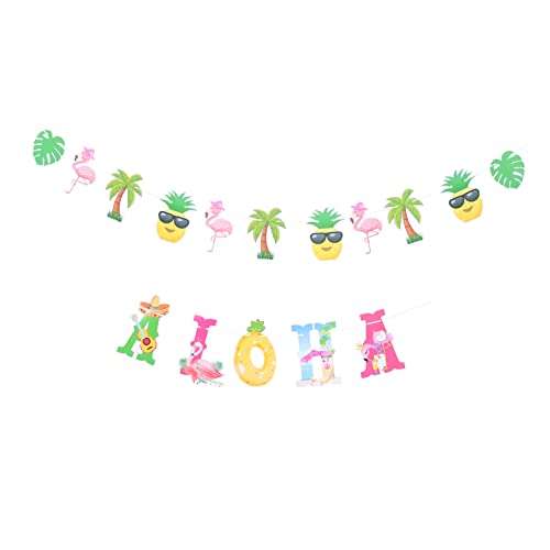 GLEAVI 2 Stück Flamingo Buntings für Fotokulisse Dekoration für Strandpartys und Hochzeiten Tropisches Flair für Jede Feier GLEAVI 2 Stück Flamingo Buntings für Fotokulisse Dekoration für Strandpartys und Hochzeiten Tropisches Flair für Jede Feier von GLEAVI