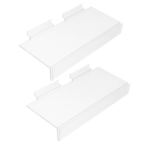 GLEAVI 2 Stücke Transparentes Schuhdisplay Regal Wandmontage für Einzelhandel Schuhregale für Wand von GLEAVI