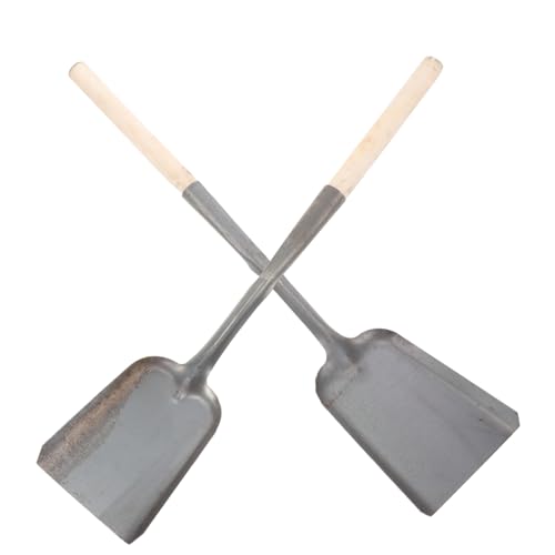 GLEAVI 2 Stück Kohlenasche Schaufel Teiliges aus Stabilem Multifunktionale Reinigungsschaufel für Grill Kamin und Garten Leicht und Tragbar für Bbq und Haushaltsgebrauch von GLEAVI