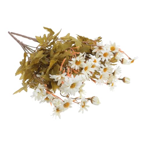 GLEAVI 2 Stück Künstliche Chrysanthemenstiele Kunstblumendekoration – Gefälschte Gänseblümchen Für Die Vase Frühlings Und Herbstdekor – Gefälschte Blumensträuße von GLEAVI
