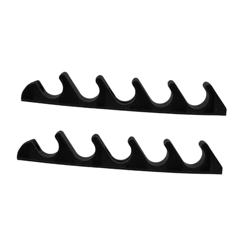 GLEAVI 2 Stück Liegekonnektor Outdoor Stuhl -Sachbuch Möbelanpassungshalterung Gartenstuhl -Einsteller Campingstuhl -Einsteller Reichweite Vorsitzender Büromöbel -Einsteller Plastik Black von GLEAVI
