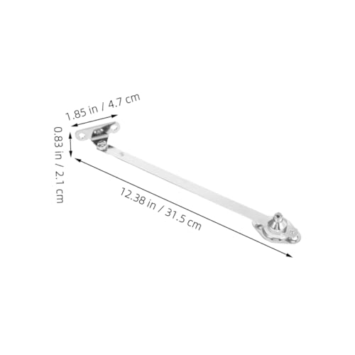 GLEAVI 2 Stück Robuste Klappenscharniere Geräuschlose Deckelstützen für Küchenschränke und Aufbewahrungsboxen Platzsparende Schranktür Flap Halter Teiliges für Effiziente Raumnutzung von GLEAVI