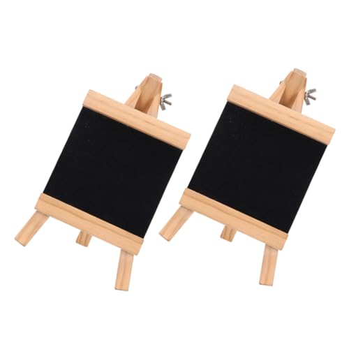 GLEAVI 2 Stück Teiliges Dekoratives Desktop Kreidetafelschild aus Hochwertigem Holz Wiederverwendbar für Nachrichten Notizen Beschilderung und Vielseitige Dekoration zu Hause Büro von GLEAVI