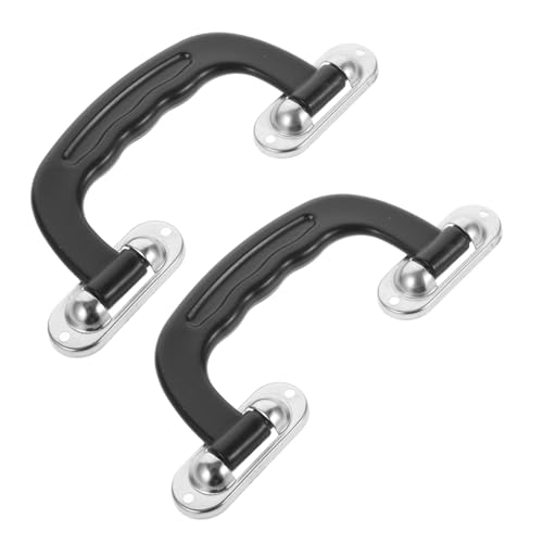 GLEAVI 2 Stück Teiliges Koffergriff aus Robustem Kunststoff Leichter Ersatzgriff für Werkzeugkoffer und Reisetaschen Ergonomischer Gepäckgriff in Klassischem Schwarz Langlebig und GLEAVI 2 Stück Teiliges Koffergriff aus Robustem Kunststoff Leichter Ersatzgriff für Werkzeugkoffer und Reisetaschen Ergonomischer Gepäckgriff in Klassischem Schwarz Langlebig und von GLEAVI